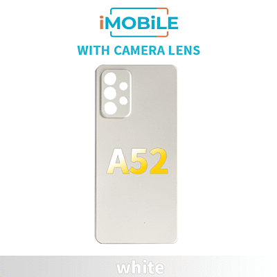 Samsung Galaxy A52 (A525 A526) Back Cover With Camera Lens [White]