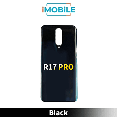 OPPO R17 Pro Compatible Back  Cover Glass [Black]