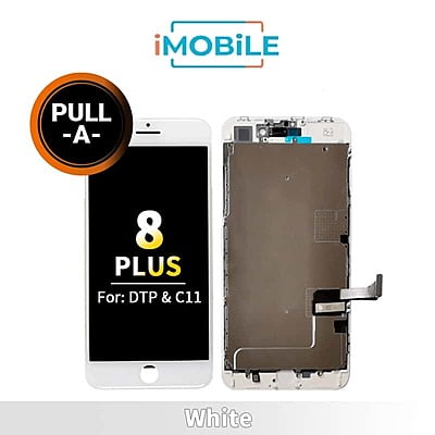 iPhone 8 Plus (5.5 Inch) Compatible LCD Touch Digitizer Screen [DTP IC] [Secondhand] [White]