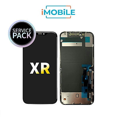 iPhone XR (6.1 Inch) Compatible LCD Touch Digitizer Screen With Metal Plate [Service Pack]
