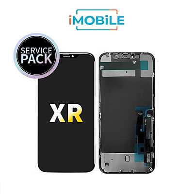 iPhone XR (6.1 Inch) Compatible LCD Touch Digitizer Screen With Metal Plate [Service Pack]