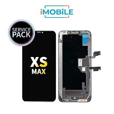 iPhone Xs Max (6.5 Inch) Compatible LCD (Soft OLED) Touch Digitizer Screen [Service Pack]