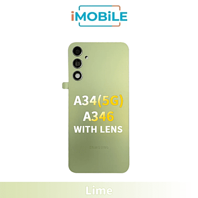 Samsung Galaxy A346 A34(5G) Back Cover With Lens [Lime]