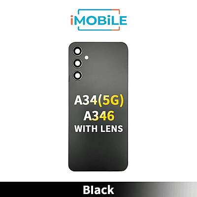 Samsung Galaxy A346 A34(5G) Back Cover With Lens [Black]
