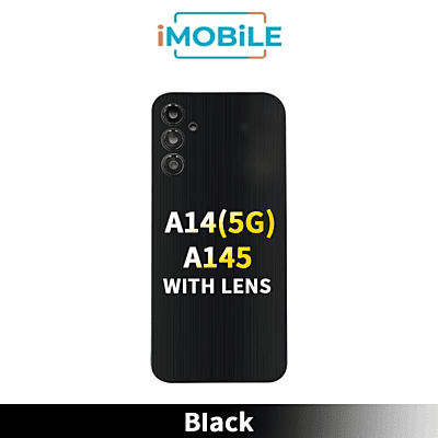 Samsung Galaxy A145 A14 (4G) Back Cover With Lens [Black]