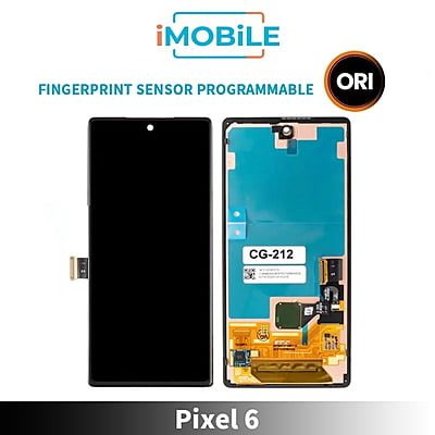 Google Pixel 6 Compatible LCD Touch Digitizer Screen [Secondhand] (Fingerprint Sensor Programmable)