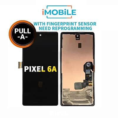 Google Pixel 6A LCD Touch Digitizer Screen [Secondhand] (With Fingerprint Sensor Need Reprogramming)