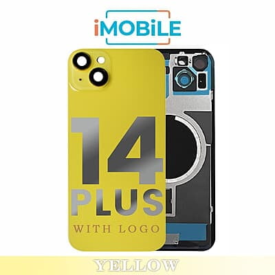 iPhone 14 Plus Compatible Back Cover Glass Assembly with MagSafe [Yellow]