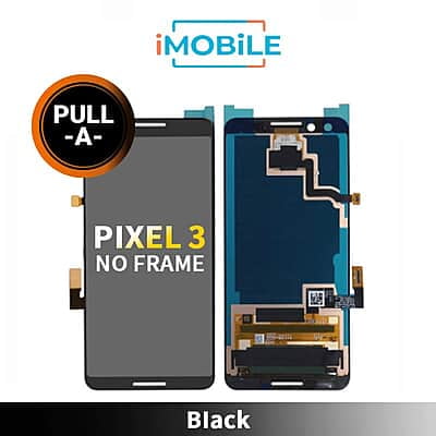 Google Pixel 3 Compatible LCD Touch Digitizer Screen [Secondhand] [Black] No Frame