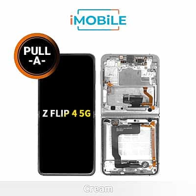 Samsung Galaxy Z Flip 4 5G (F721) Main LCD Digitizer Screen [Secondhand] [Silver]
