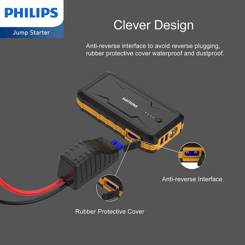Philips Portable Car Battery Jump Starter Philips Portable Car Battery Jump Starter