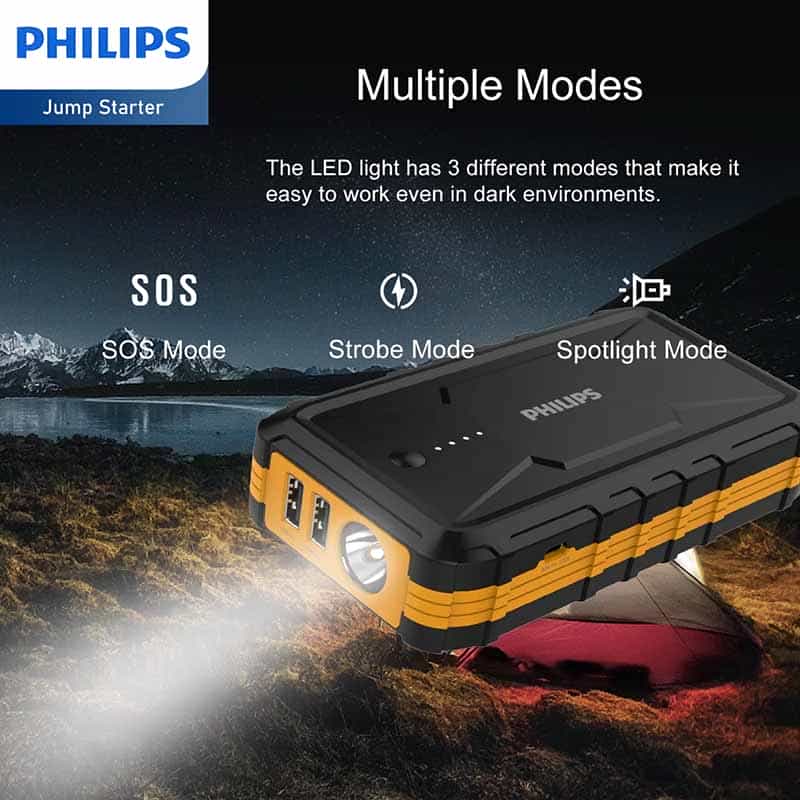 Philips Portable Car Battery Jump Starter Philips Portable Car Battery Jump Starter