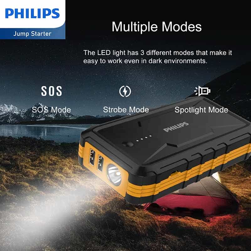 Philips Portable Car Battery Jump Starter