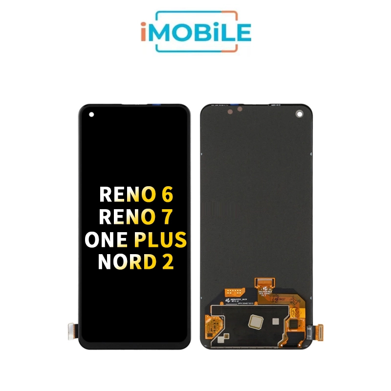 OPPO Reno 6 / Reno 7 / One Plus Nord 2 Compatible LCD Touch Digitizer Screen