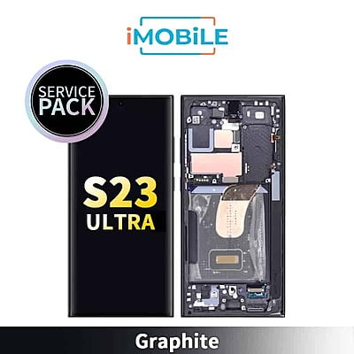 Samsung Galaxy S23 Ultra 5G (S918) LCD Touch Digitizer Screen [Service Pack] [Graphite] GH82-30465E
