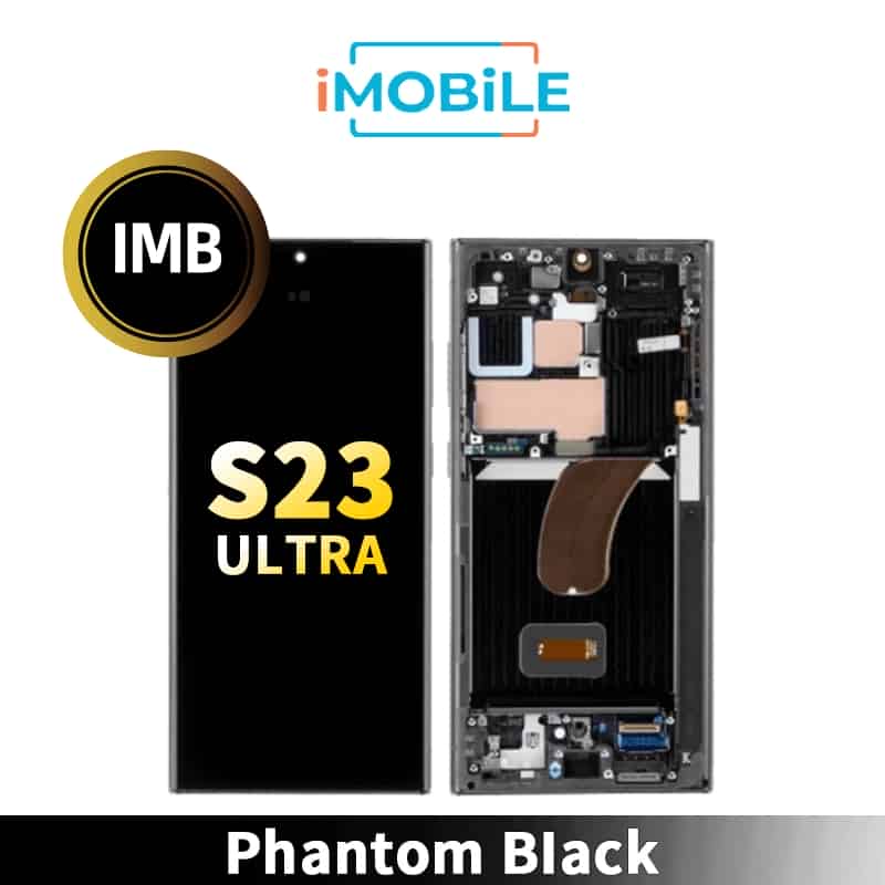 Samsung Galaxy S23 Ultra 5G (S918) LCD Touch Digitizer Screen [IMB] [Phantom Black]