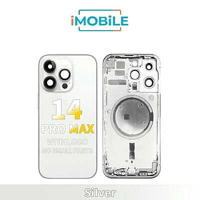 iPhone 14 Pro Max Compatible Back Housing [No Small Parts] [Silver]