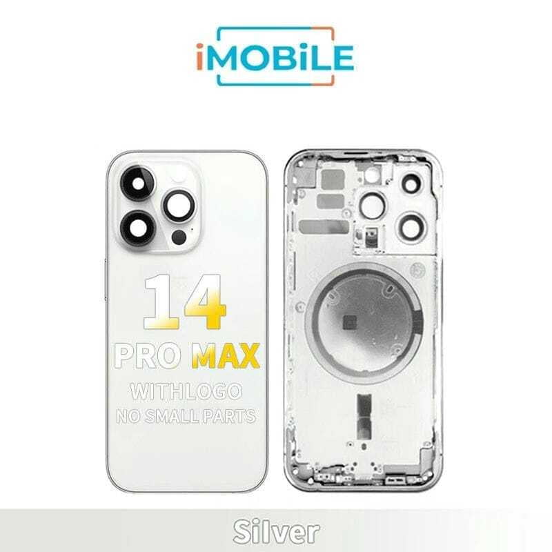 iPhone 14 Pro Max Compatible Back Housing [No Small Parts] [Silver]