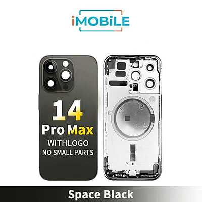 iPhone 14 Pro Max Compatible Back Housing [No Small Parts] [Space Black]