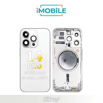 iPhone 14 Pro Compatible Back Housing [No Small Parts] [Silver]