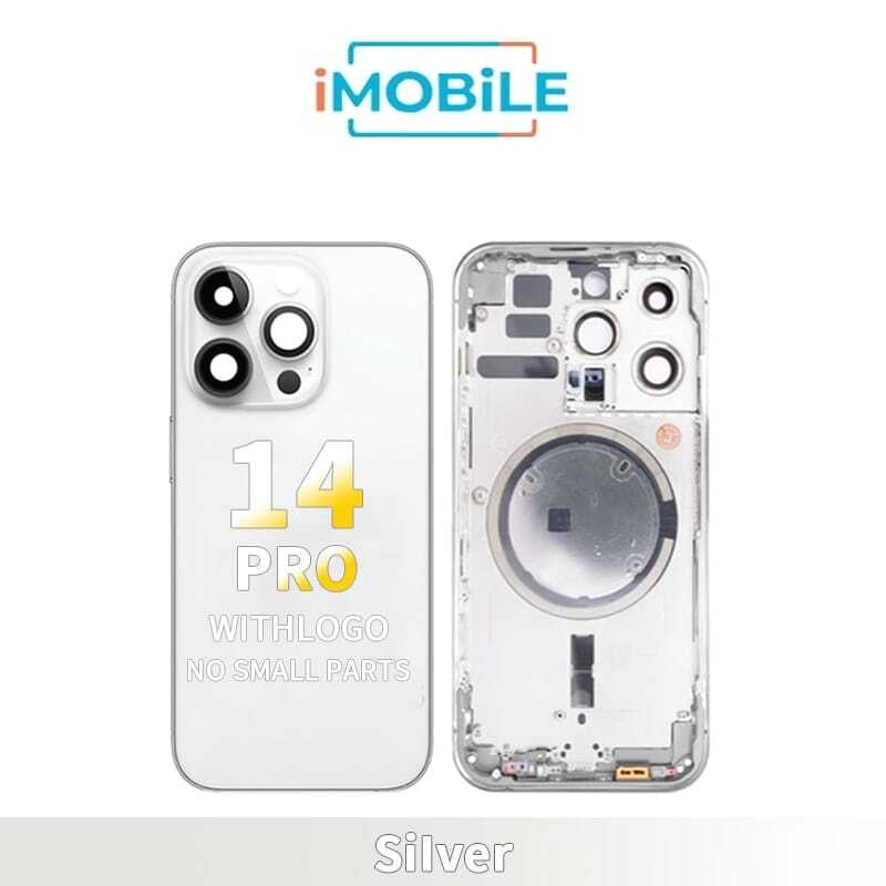 iPhone 14 Pro Compatible Back Housing [No Small Parts] [Silver]
