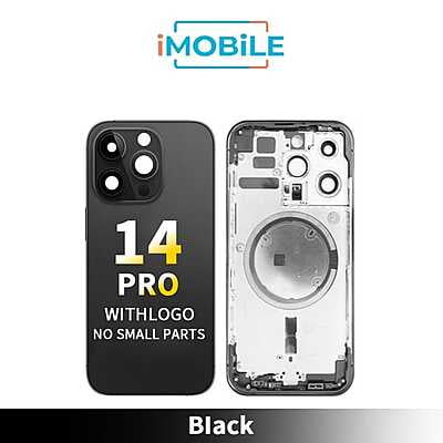 iPhone 14 Pro Compatible Back Housing [No Small Parts] [Space Black]