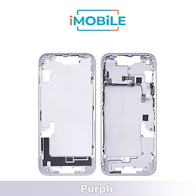 iPhone 14 Compatible Back Housing [No Small Parts] [Purple]