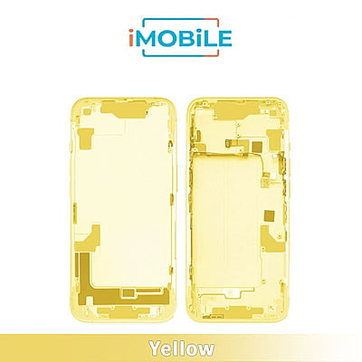 iPhone 14 Compatible Back Housing [No Small Parts] [Yellow]