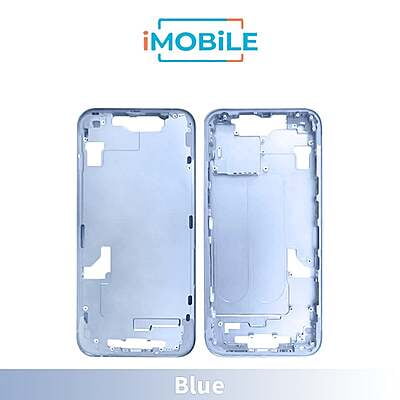 iPhone 14 Compatible Back Housing [No Small Parts] [Blue]