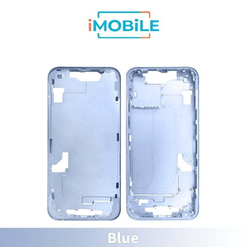 iPhone 14 Compatible Back Housing [No Small Parts] [Blue]