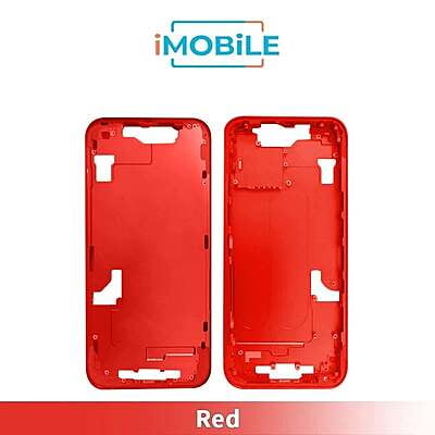 iPhone 14 Compatible Back Housing [No Small Parts] [Red]