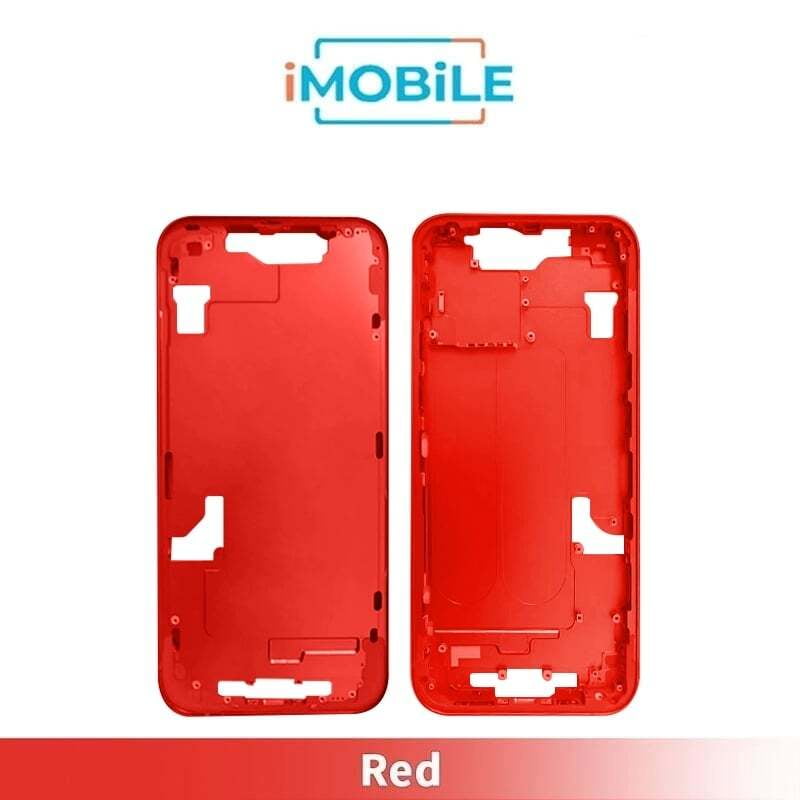 iPhone 14 Compatible Back Housing [No Small Parts] [Red]