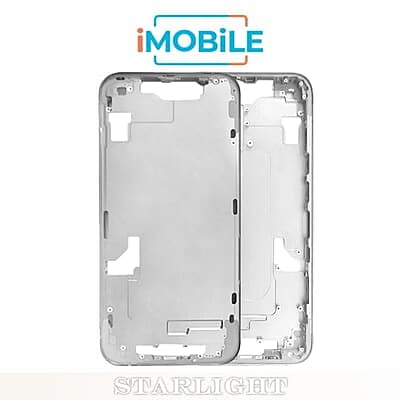 iPhone 14 Compatible Back Housing [No Small Parts] [Starlight]