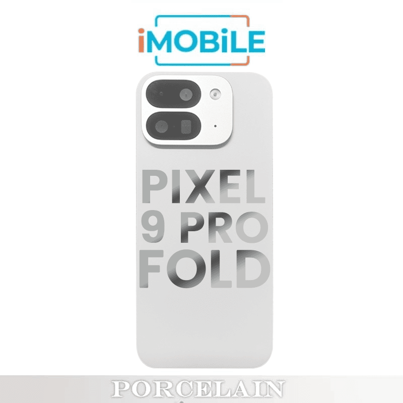 Google Pixel 9 Pro Fold 5G Compatible Back Cover [Porcelain]