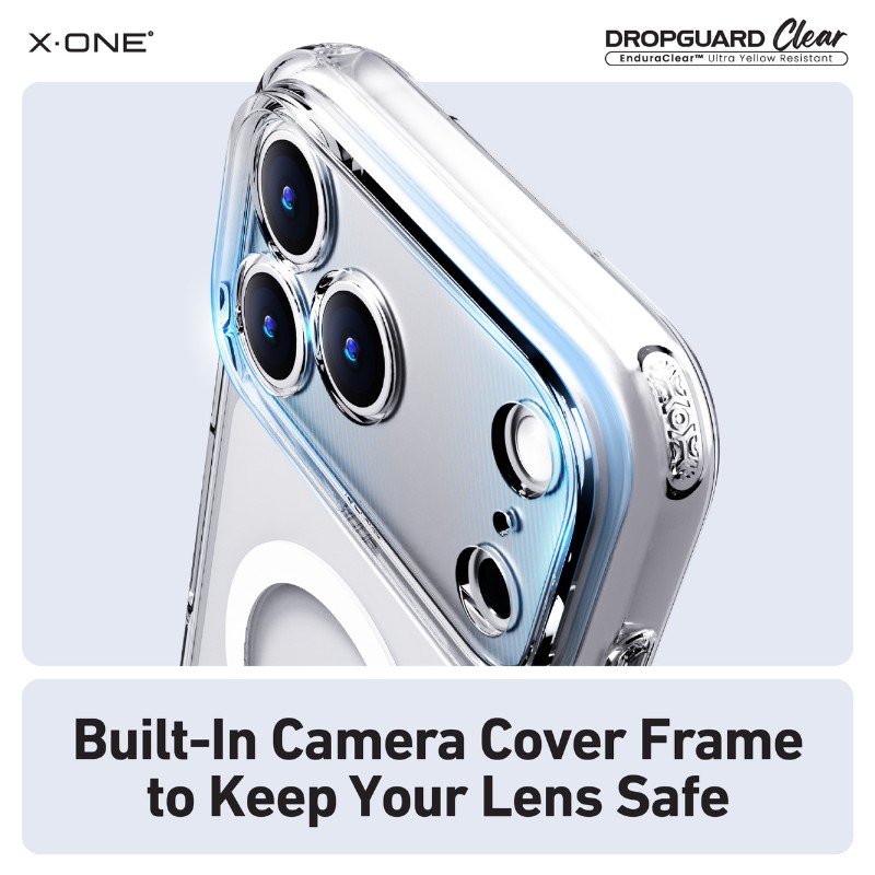 X.One [MagSafe] Dropguard Clear Impact Protection Case, iPhone 17 Pro