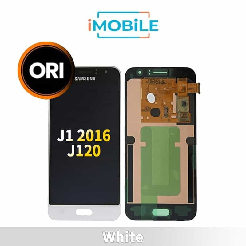 Samsung Galaxy J1 2016 J120 LCD and Digitizer Screen Orginal  [White] [Include Adhesive]