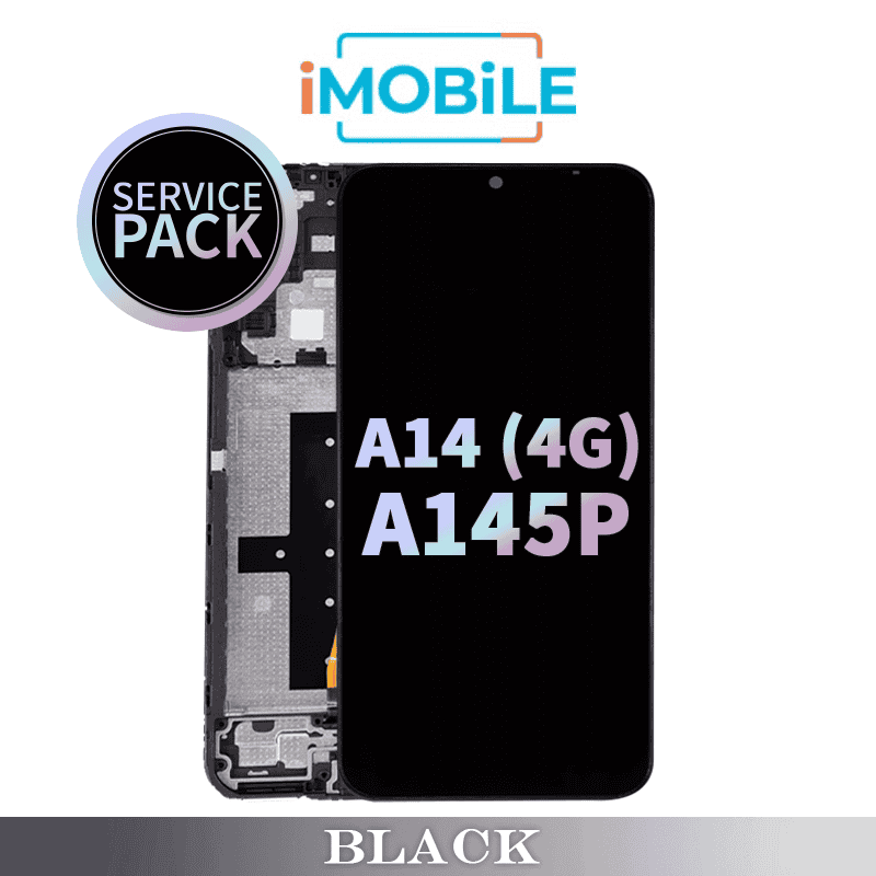 Samsung Galaxy A14 (4G) A145P LCD Touch Digitizer Screen [Service Pack] [Black] GH81-23540A GH81-23541A