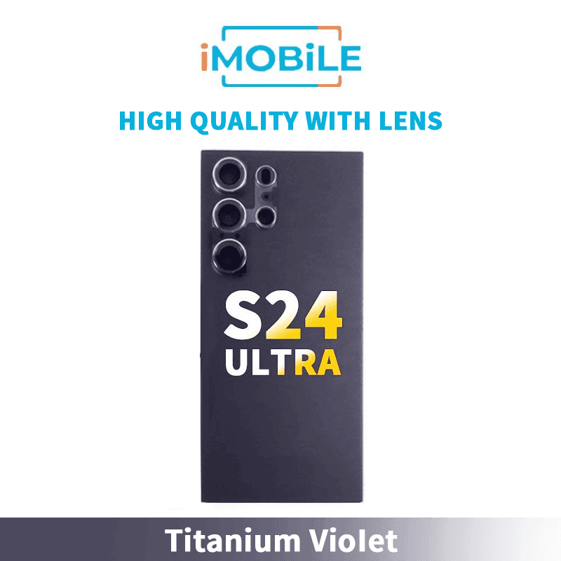Samsung Galaxy S24 Ultra (S928) Back Cover [High Quality With Lens] [Titanium Violet]