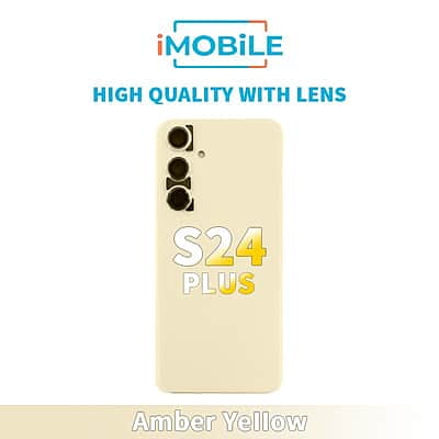 Samsung Galaxy S24 Plus (S926) Back Cover [High Quality With Lens] [Amber Yellow]