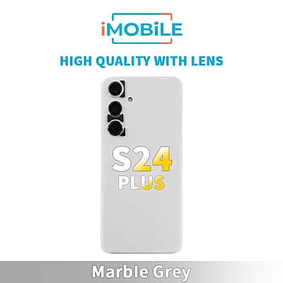 Samsung Galaxy S24 Plus (S926) Back Cover [High Quality With Lens] [Marble Gray]