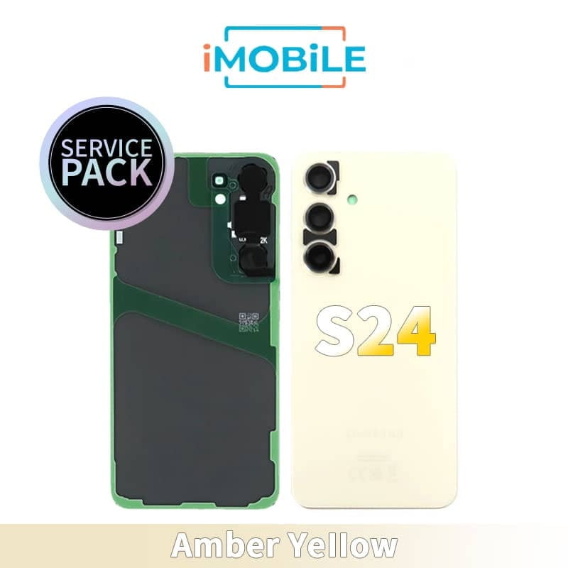 Samsung Galaxy S24 (S921) Back Cover [Service Pack] [Amber Yellow]