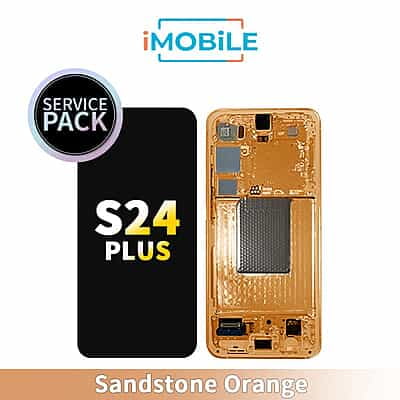 Samsung Galaxy S24 Plus (S926)  LCD Touch Digitizer Screen [Service Pack] [Online Version-Sandstone Orange] GH82-33413G
