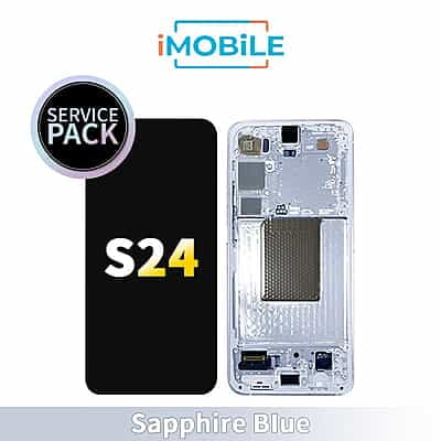 Samsung Galaxy S24 (S921)  LCD Touch Digitizer Screen [Service Pack] [Online Version-Sapphire Blue] GH82-33413F