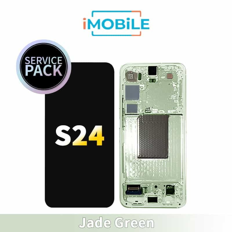 Samsung Galaxy S24 (S921)  LCD Touch Digitizer Screen [Service Pack] [Online Version-Jade Green] GH82-33413E