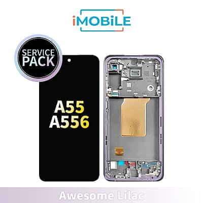 Samsung Galaxy A55 5G A556  LCD Touch Digitizer Screen [Service Pack] [Awesome Lilac]