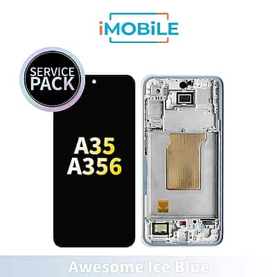 Samsung Galaxy A35 5G A356  LCD Touch Digitizer Screen [Service Pack] [Awesome Ice Blue]