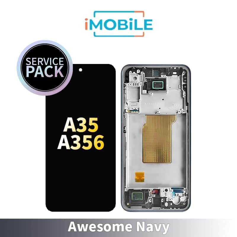 Samsung Galaxy A35 5G A356  LCD Touch Digitizer Screen [Service Pack] [Awesome Navy]