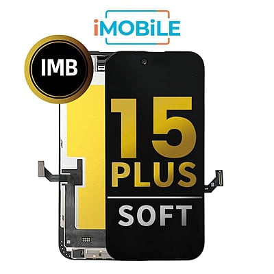 iPhone 15 Plus (6.7 Inch) Compatible LCD (Soft OLED) Touch Digitizer Screen [IMB]