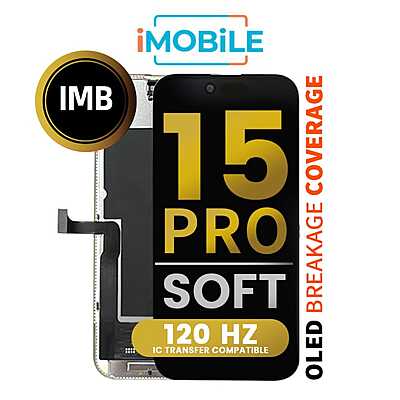 iPhone 15 Pro (6.1 Inch) Compatible LCD (Soft OLED) Touch Digitizer Screen [IMB]