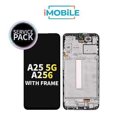 Samsung Galaxy A25 5G A256 (2023) LCD Touch Digitizer Screen With Frame [Service Pack] GH82-33215A